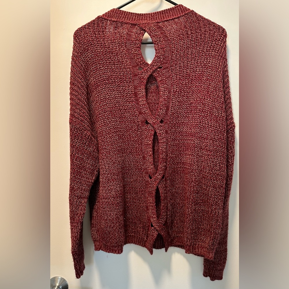Express cutout sweater